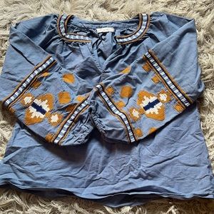 blue, detailed long sleeve